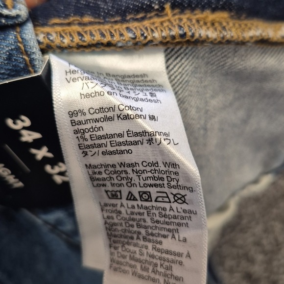 J.Crew Straight Selvedge Flex Jeans Mens 34x32 Dark Wash Denim NWT $158 - Picture 9 of 10